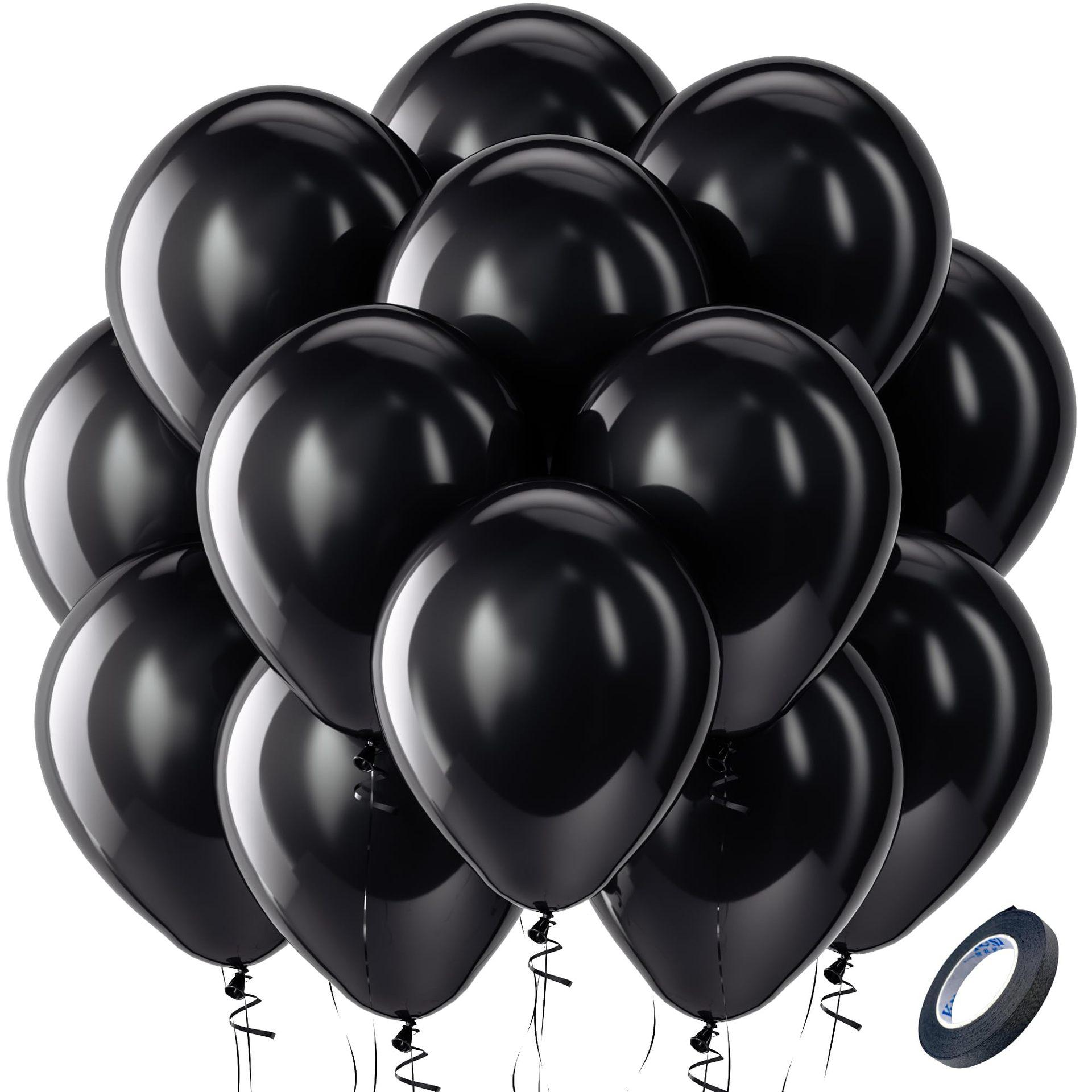

10 Color Selection Balloon Chain Set Birthday Party Wedding Wedding Room Decoration Balloon Set 10 inch black 50pcs