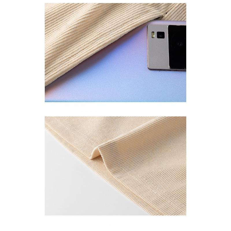 Men's Retro Corduroy Casual Shorts Men Fashion Solid Sweatpants Harajuku Corduroy Short Pants New Men Clothing Roupas