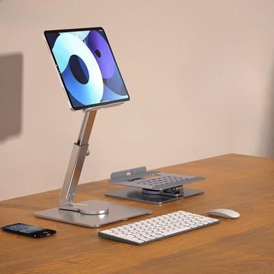 Tragbarer, ausziehbarer, drehbarer Ständer aus Aluminiumlegierung für Tablets und Mobiltelefone