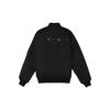 Jordan Essentials Alphabet Logo Embroidered Long Sleeve Jacket Men Outerwear Black DV7613-010