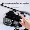 Universal Car-Mounted Sun Visor Glasses Case & Multifunctional Ticket Storage Clip