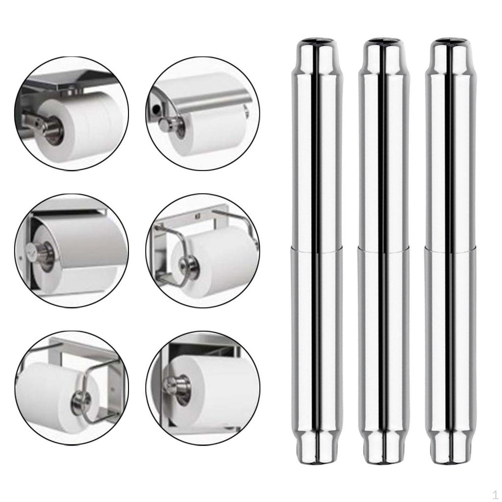Wkład uchwytu na papier toaletowy Pręt zamienny Regulowany Wodoodporny Akcesorium łazienkowe Uniwersalny Łatwy