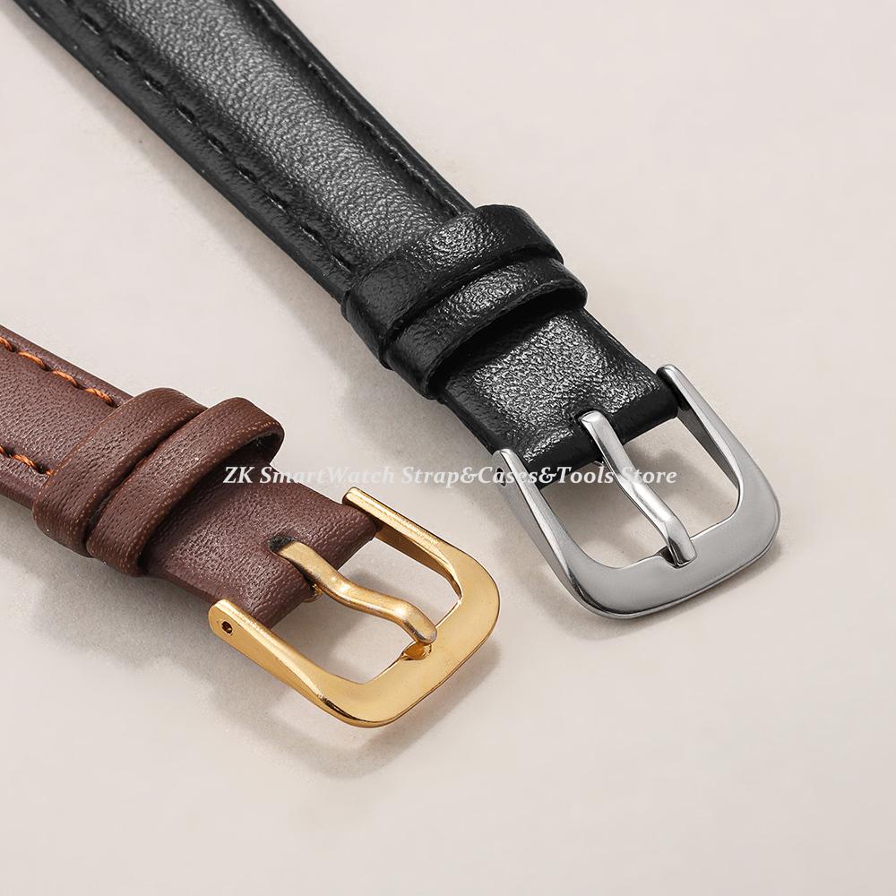 8mm 10mm 12mm 14mm 16mm 18mm 20mm 22mm Universal Replacement PU Watch Strap for Men Women Soft Wrist Band Sport Bracelet