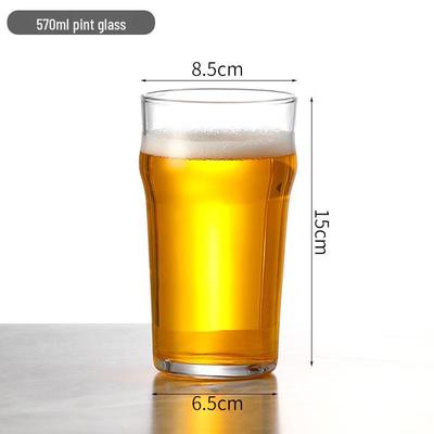 Verres à bière artisanale Shangqi 570 ml Pinte anglaise, Pack de 3