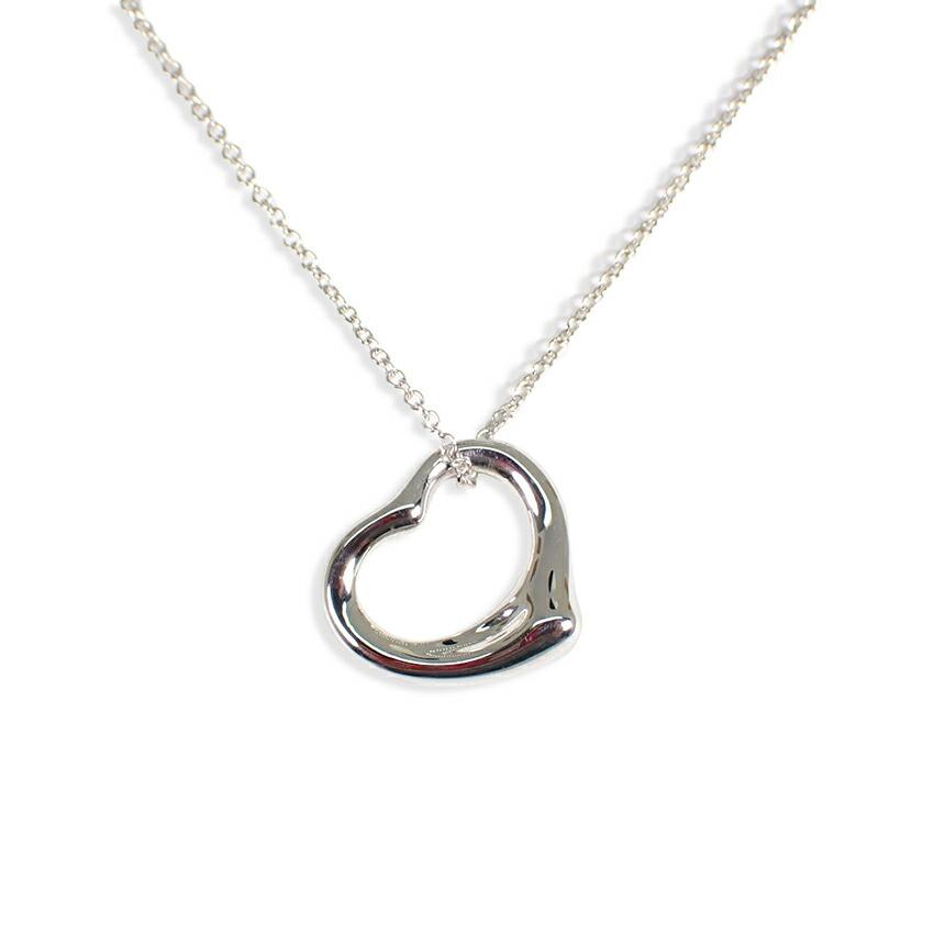 

[Б/у] TIFFANY/Tiffany 925 Open Heart Подвеска/ожерелье [g352-31]