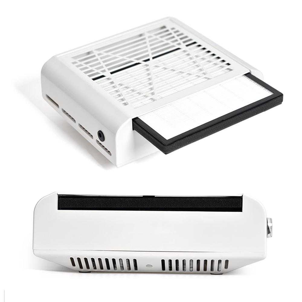 LINMANDA Nail Dust Collector Strong Suction Dust Extractor Fan Collector No-Spilling Filter 40w Power 45000 Rpm Vacuum Cleaner