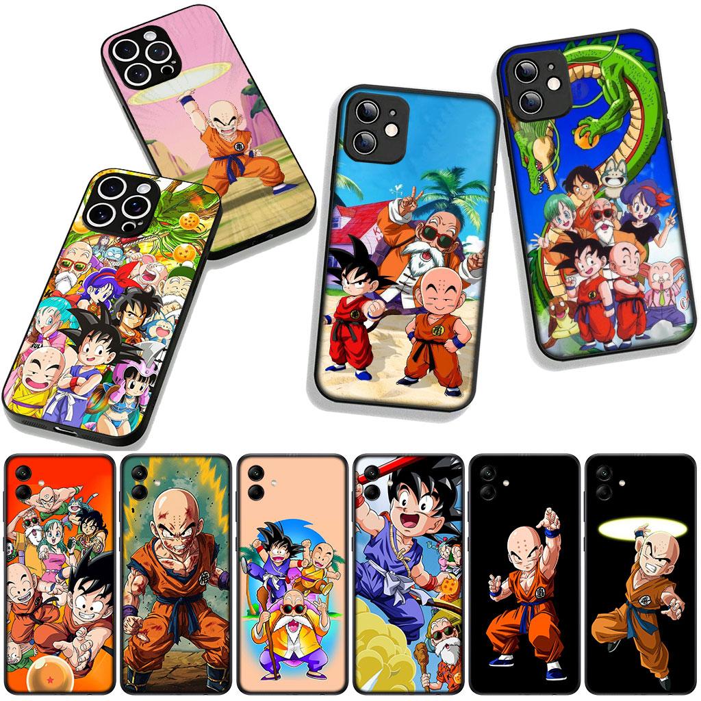 For Motorola Moto G04 G13 G14 G22 G23 G20 G32 G34 G35 G64 G82 G84 G53 G60 G72 E14 E15 E13 Case Anime Krillin Dragon Gokus Ball