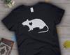 Rat Shirt, , Rat Lover Gift, Cute Rat T-shirt, Pet Lover TShirt, Graphic Tee, Tops, Clothing, Mouse, Blue, Red, Navy, Black