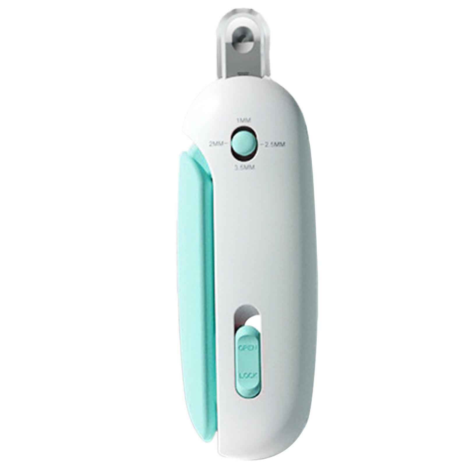 

Пилка для когтей домашних животных, безопасный кусачки с защитой и легкой резкой, маникюрный педикюрный уход, безопасная пилка для ногтей домашних животных синий