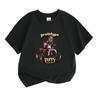 Kinder Jungen Mädchen Freizeit Rundhals Kurzarm 100% Baumwolle T-Shirt, Gruselige Spinne Hofnarr Prototyp Cartoon Gedruckte T-Shirts für Kinder Sommer Tägliche Kleidung T