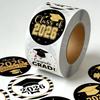 500Pcs/Set 2026 Graduation Stickers Gold Foil Round Adhesive Labels Sticker Graduation Party Gift