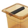 Acrylic Coffee Ground Knock Container bin Waste with Rubber Bar Non Slip Base for Western