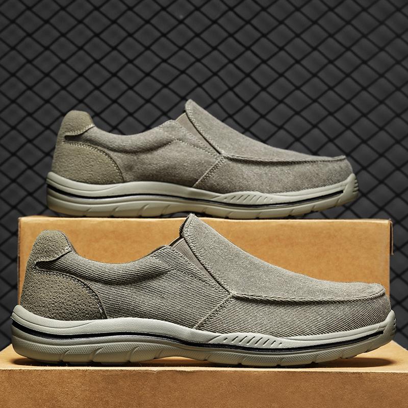 New Men's Sneakers Lightweight Breathable Flat Casual Shoes Outdoor Fashion Comfortable Men Shoes Anti-Slip Sports Walking Shoes