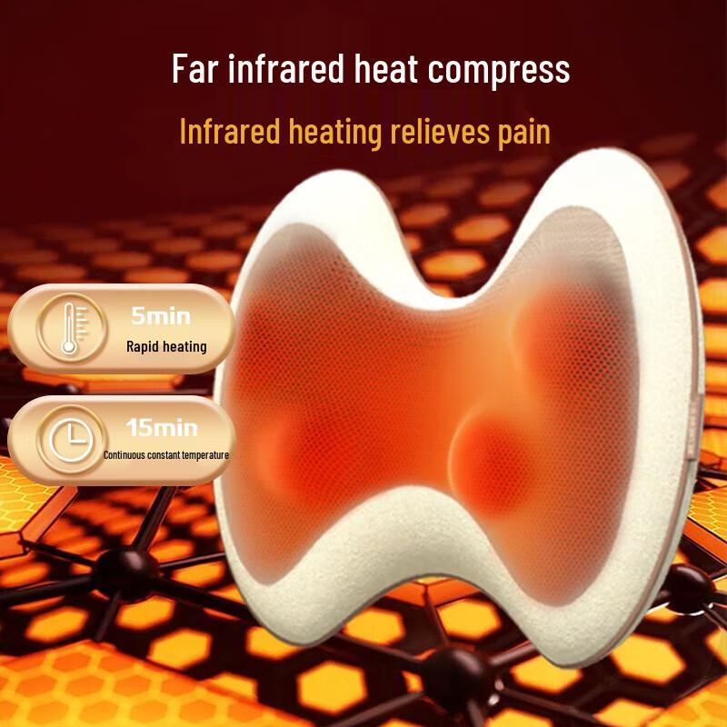 HEZHENG Multi-functional Shiatsu Massage Cushion with Heat