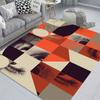 Fashion Geometric Retro Home Living Room Carpet Bedroom Room Decoration Non -Slip Floor Mat Room Bedroom Corridor Porch Door Mat