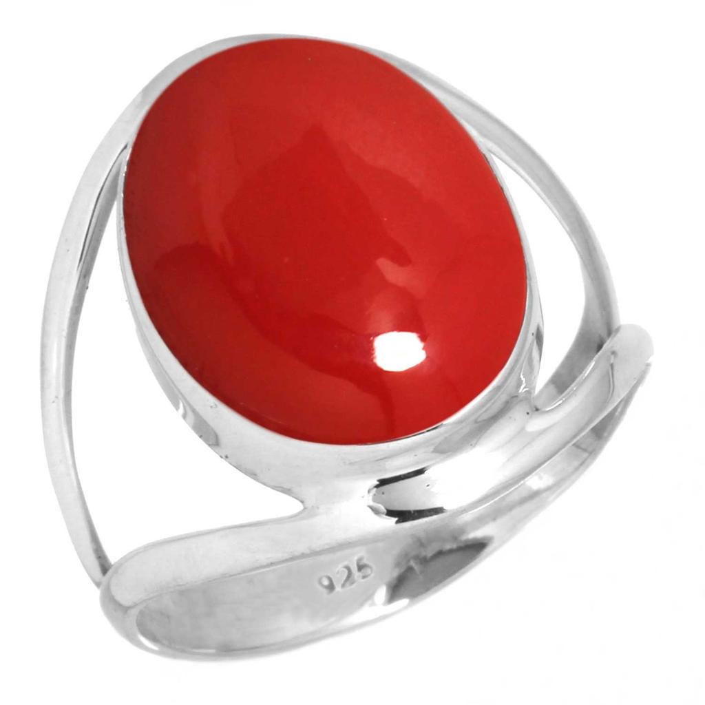 925 Sterling Silver Ring Women Gemstone Handmade Jewelry Engagement Gift Malachite Moonstone Rose Quartz Red Stone Smoky Topaz Tiger Eye Solitaire