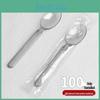 Wrapped Disposable Spoons Individually 100 Count