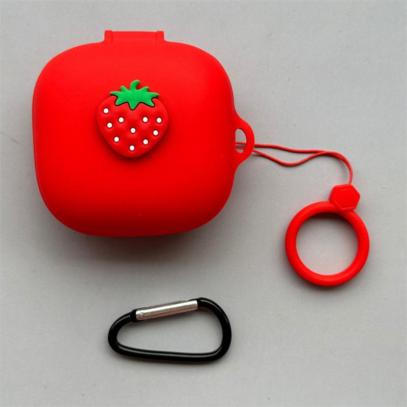 Suitable for Honor Earbuds X9 Bluetooth Headset Case Earbuds 1i Fruit Silicone Soft Case