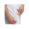 Adidas Knit Tennis Pants with Colorblock Waistband Men Bottoms White IV7577