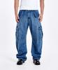 51Peosenteu Denim Cargo Pants - Blue