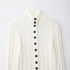 European and American Style French Women's Clothing Fashion Versatile Temperament Eight-strand Knitted Jacket 4192010