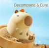 Cute Cartoon Capybara Silicone Night Light Timing Dimming Sleep Night Lamp USB Rechargeable for Children Bedside Birthday Gift