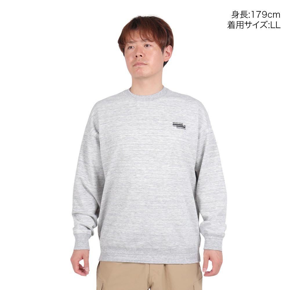 The North Face NEVER STOP ING Mixed Size M Crew, Gray,