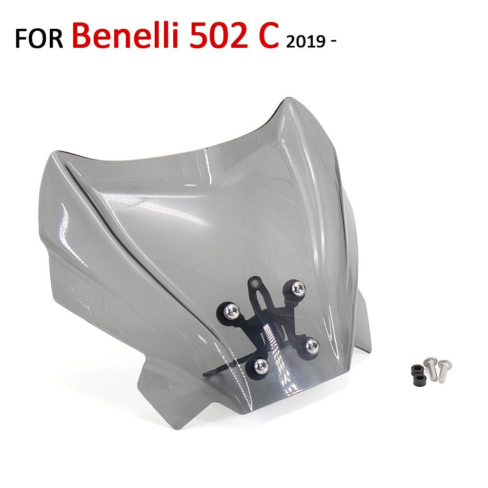 New 2019 2020 2021 2022 2023 2024 Motorcycle Windshield WindScreen Wind Shield Screens Deflectors For Benelli 502 C 502C
