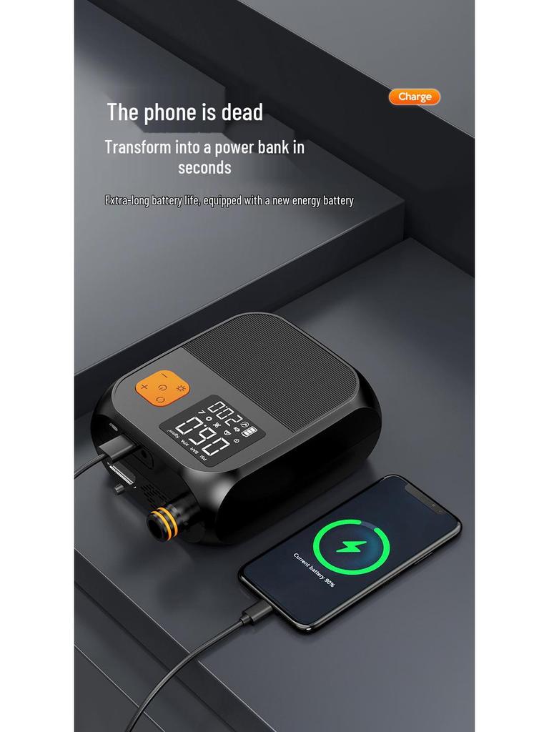 Portable Wireless Air Pump for EVs, Outdoor Tents, SUP Boards & Kayaks