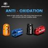 1 Pair Universal French Mouth Valve Cap Aluminum Alloy Rocket Shape Bicycle Electric Vehicles Valve Cap