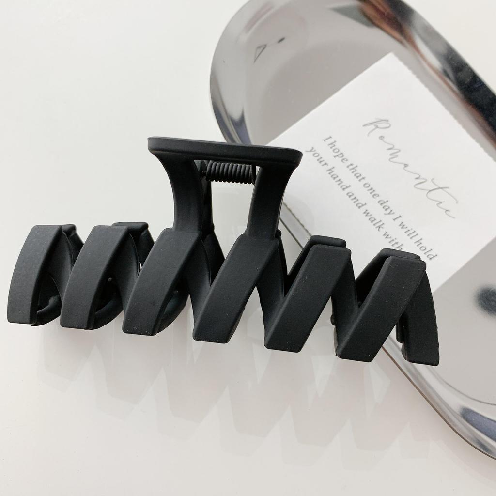 Small Black Claw Clip for Women - Hair Accessory for High Ponytail & Hairpin