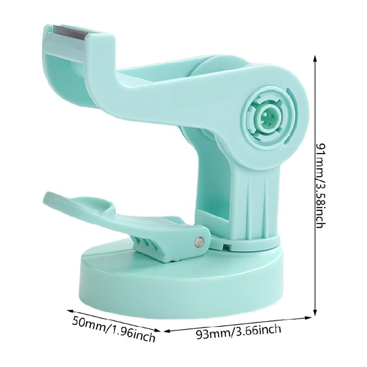 Suction Cup Tape Dispenser Desk Tape Cutter Rotating Adjustable Cutting for Scrapbooking Packaging Carton Box Sealing