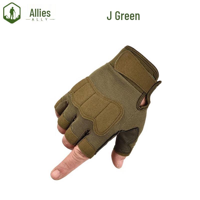 Men s Half-Finger Training & Riding Gloves L