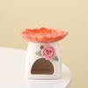 Ceramic Flower Aromatherapy Stove Heat Resistant Heating Incense Device Candle Stove  Yoga Room