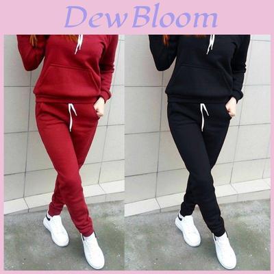 Elegant Women's Fashion Tracksuit Ensemble Luxury Hoodies Sweatshirt And Pant Set