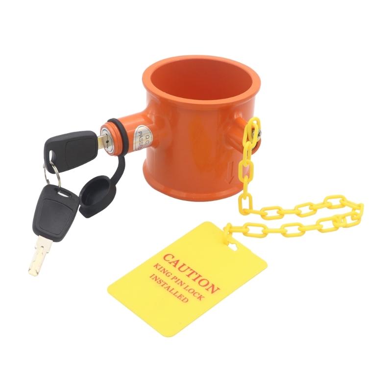 Reliable Lock Pin Lock Aluminum Trailer Security Device Weather Resistant Lock Simple Installation for Trailers RVs