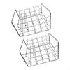 2 Set Stainless Steel Cooking Skewer Wire Rack for Air Fryers Oven Easy Operation for Family Gatherings Outdoor Barbecue HX6C
