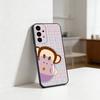 Cute Fun American Brand P-Paul Frank Phone Case For Samsung S25,S24,S21,S22,S23,S30,Ultra,S20,Plus,Fe,Lite Black Shell