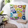 Japan Kuchipatchis Pillow Cover Funny Mametchi Cushion Cover Soft Custom Pillow Case Kawaii Pillowcases For Sofa Car Home Decor