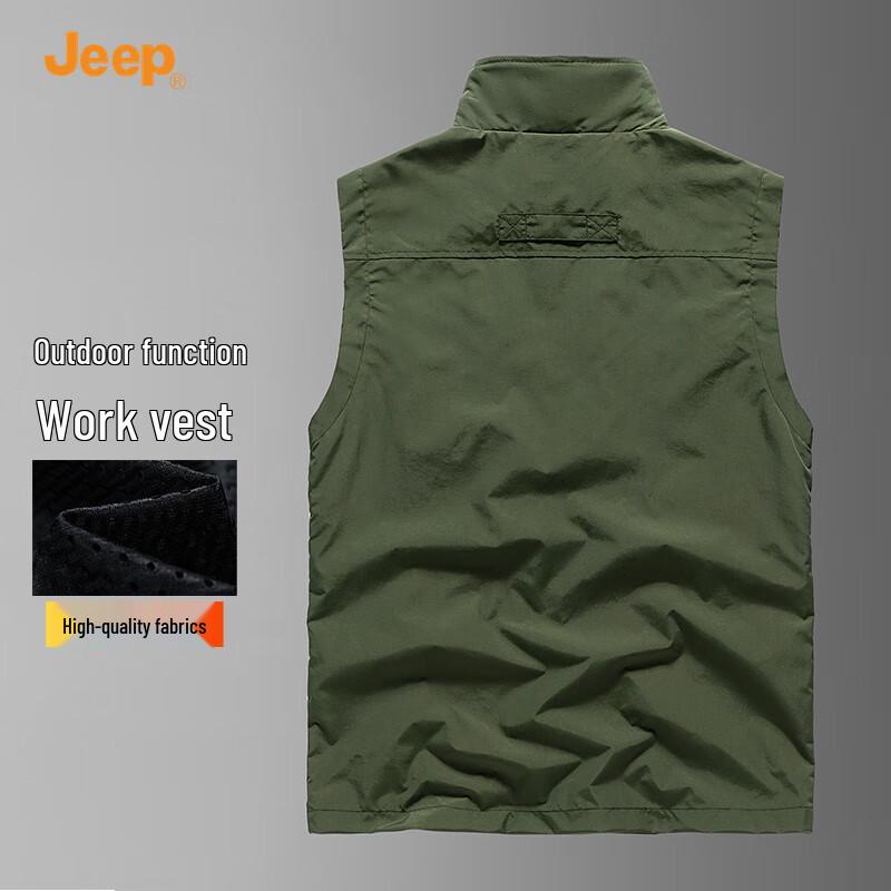 JEEP Men's Autumn Outdoor Utility Vest