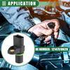 Motoforti Engine Camshaft Position Sensor for BMW 325Ci Base 2.5L 2001-2006, ABS Metal, Black, Part Number 12147518628