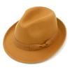 Autumn and winter fashion versatile top hat hot British style jazz hat retro wool felt gentleman's hat