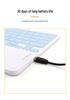 iPad Touch Bluetooth Rechargeable Magnetic Keyboard for Huawei Xiaomi Tablets and Phones
