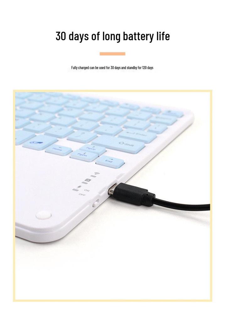 iPad Touch Bluetooth Rechargeable Magnetic Keyboard for Huawei Xiaomi Tablets and Phones
