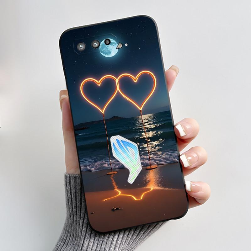 For Asus ROG Phone 5 5s Case Luxury Cute Love Rabbit Funny Soft TPU Silicone Protective Back Cover For Asus Rog 5 5s Phone Case