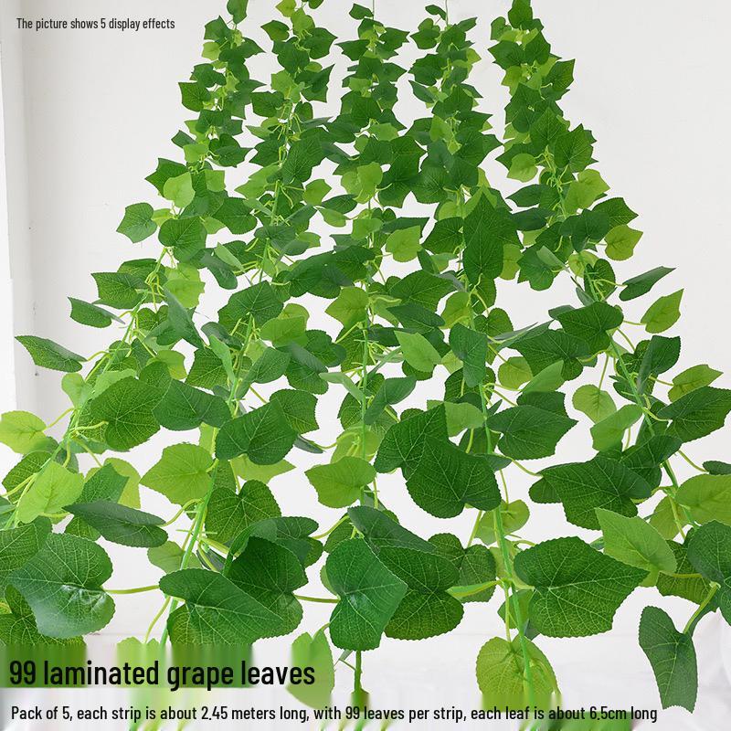 Grape Leaf Artificial Vine Green Plant Decoration