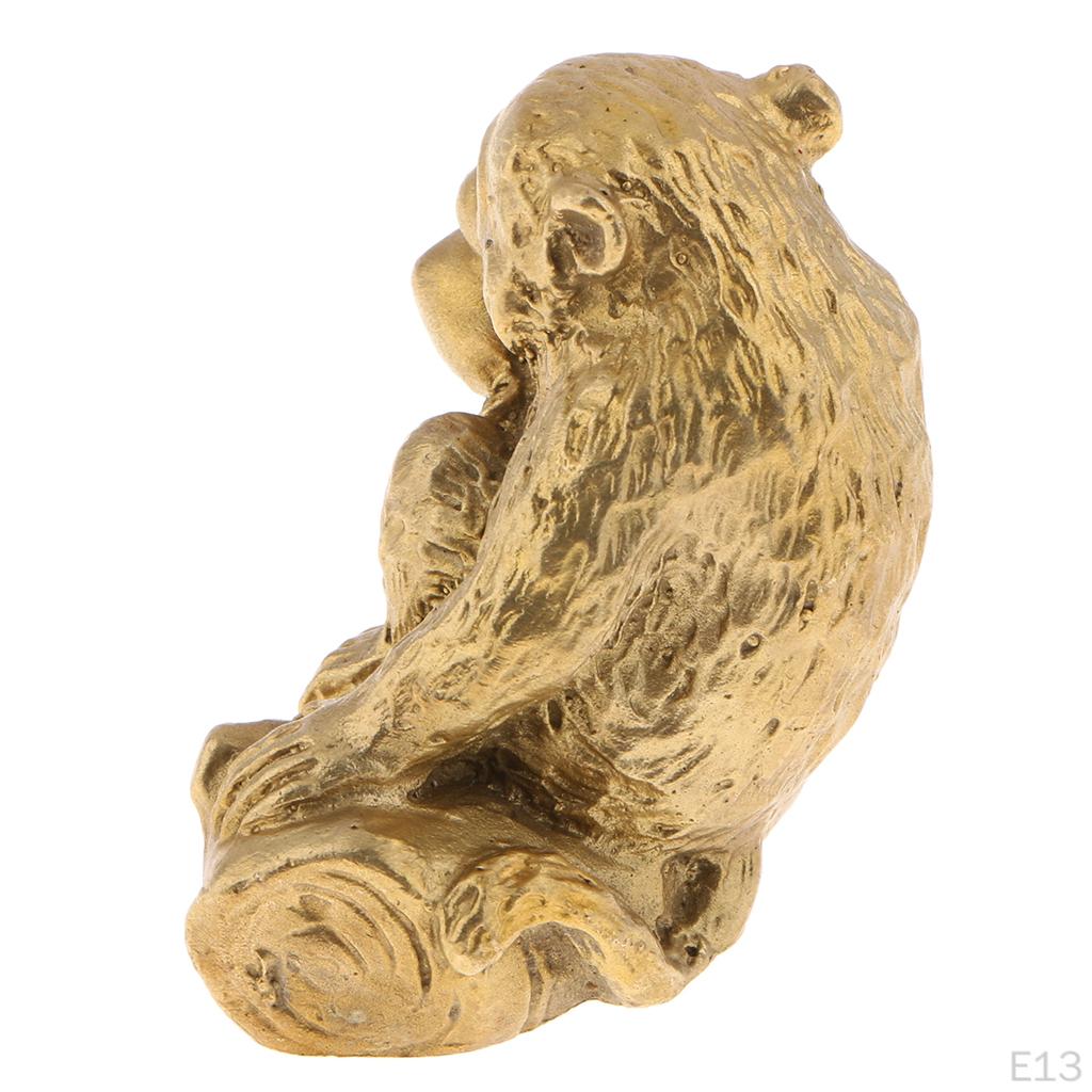 Messing Glück Chinesische Tierkreiszeichen Sammelstatuen Figuren für dekorative kreative Geschenke