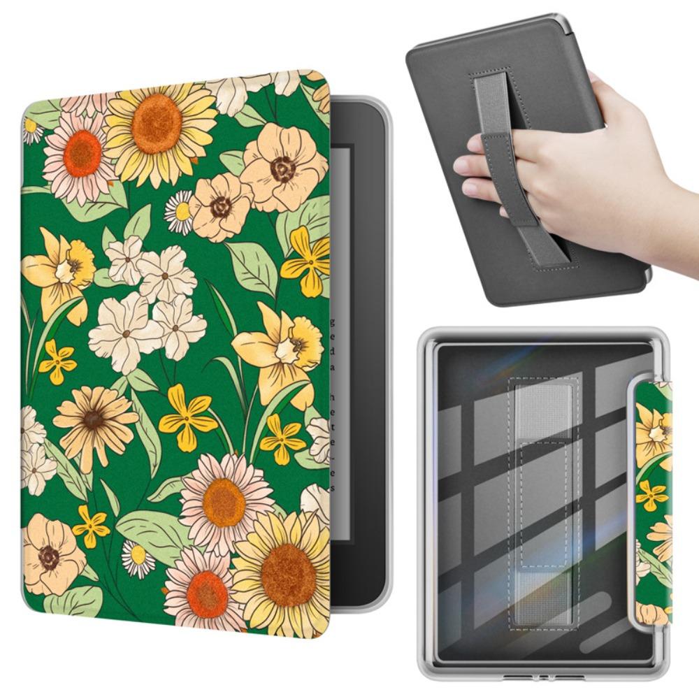 Hand Support 6 inch e-Reader Case Acrylic Shockproof Smart Cover Leather Auto Wake/Sleep for Kindle 2025/2025 11th Generation