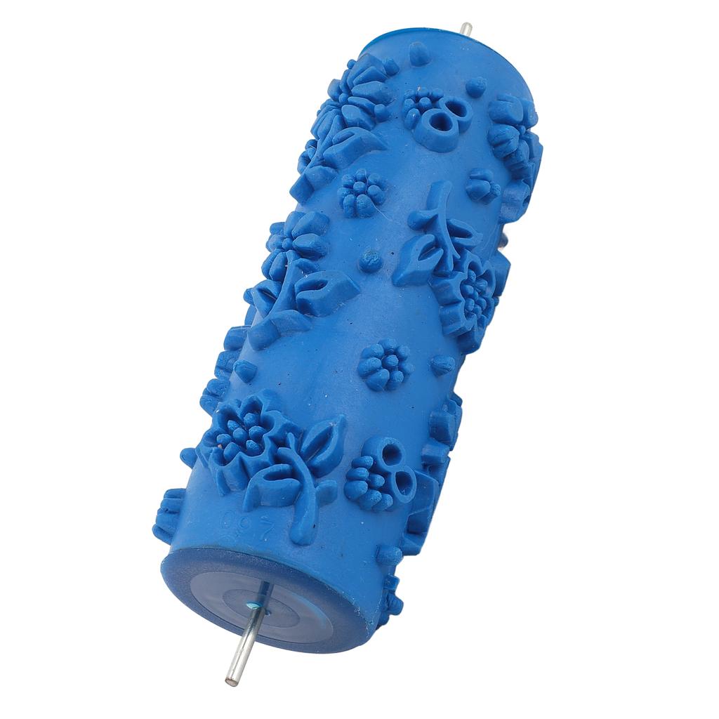 5inch Patterned Paint Roller Texture Rubber Roller Decorative Rubber Roller for DIY Painters