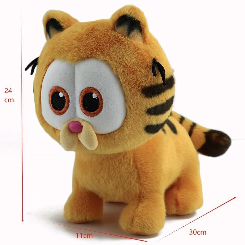 Niedliches Garfield-Plüschtier, ideales Geburtstagsgeschenk für Kinder, Cartoon-Katze, Stofftier, 18-24 cm
